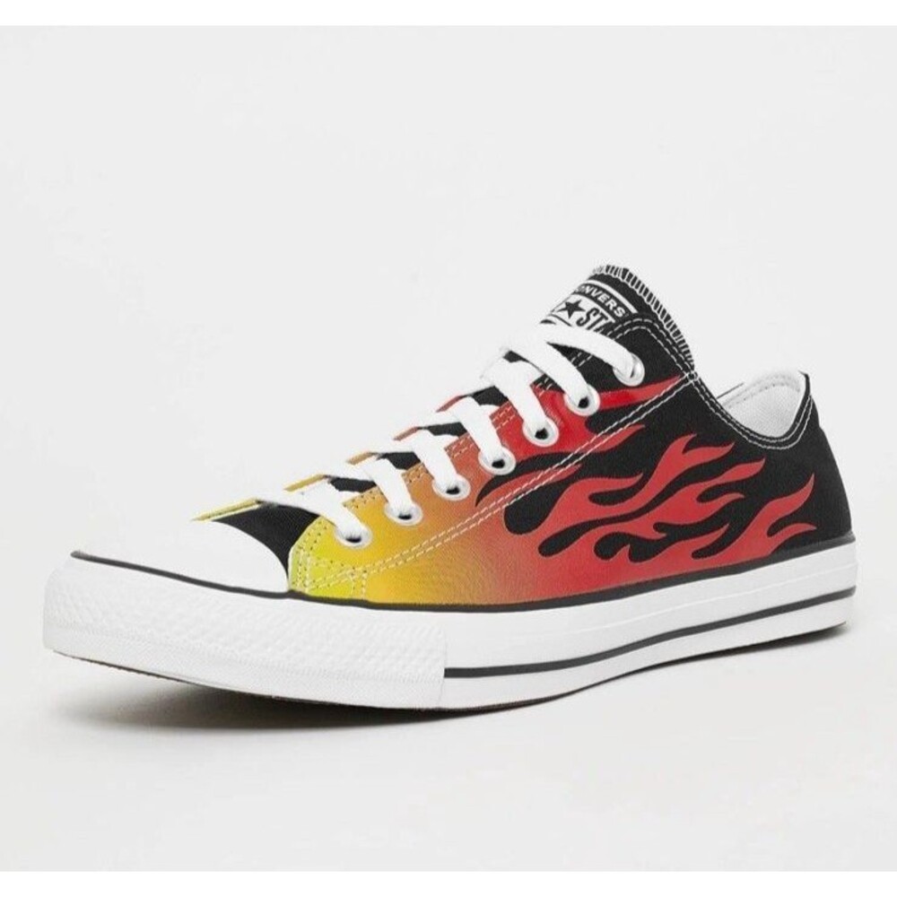 Converse Chuck Taylor All Star Low Top Archive Flame Sneakers Kid Size 1